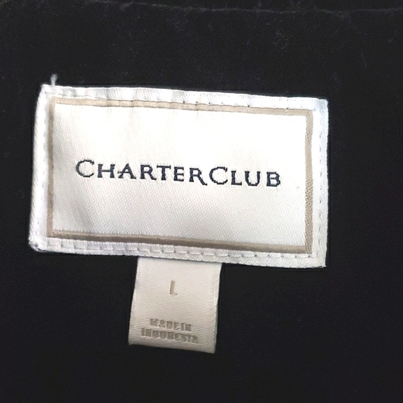 Charter Club Velvet Vest - Picture 2 of 5